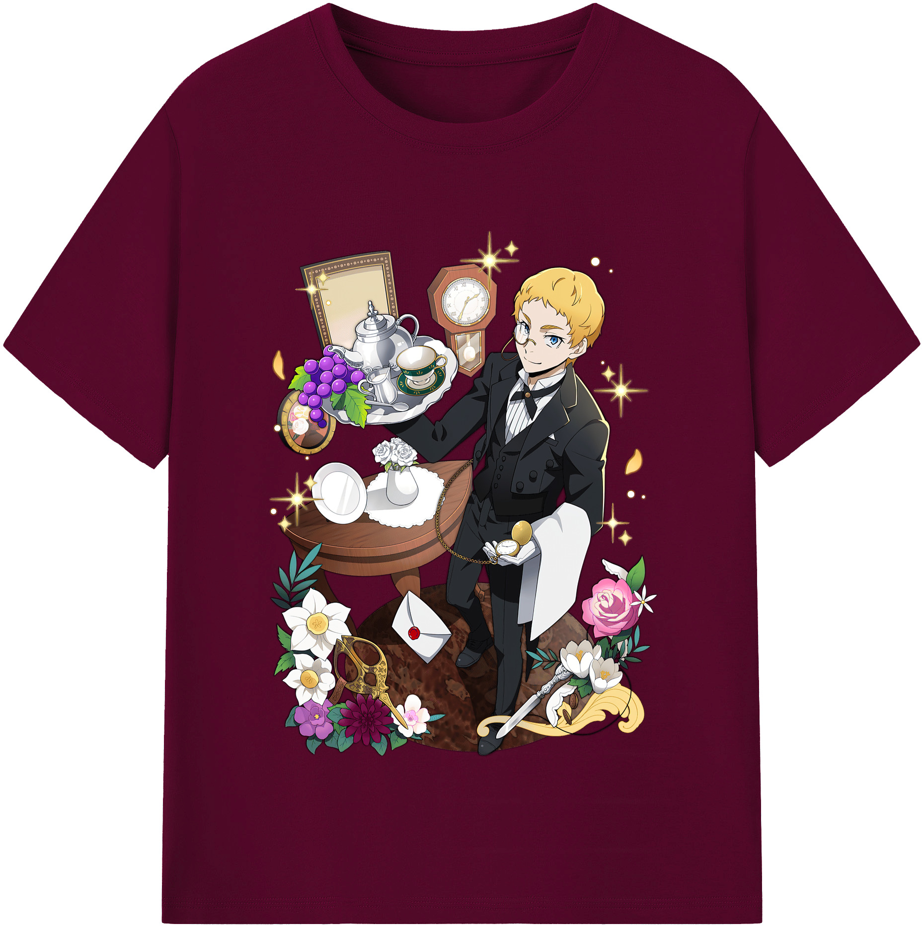 （画像用） 文豪ストレイドッグス Bungo Stray Dogs レディースカジュアルプリントTシャツ（綿100％）